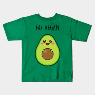 Avocado Kawaii Kids T-Shirt